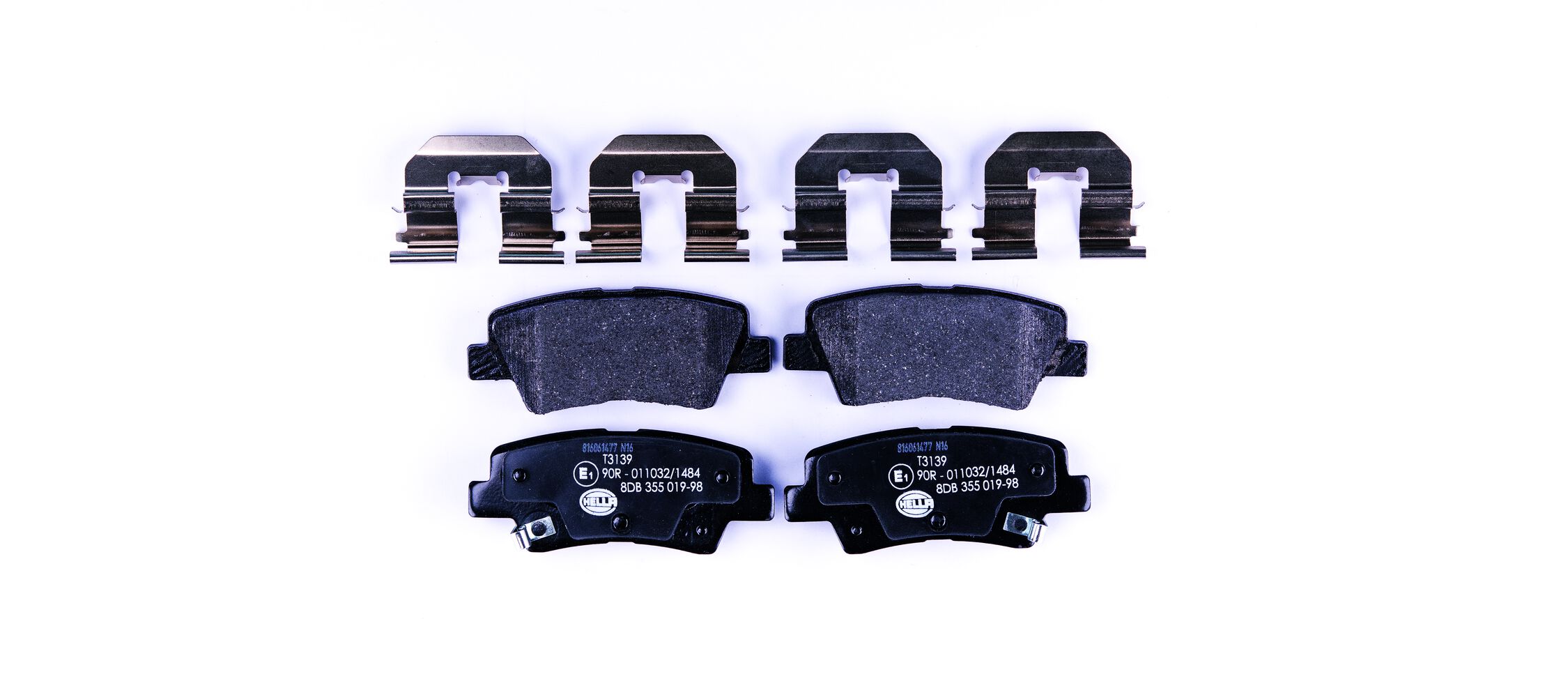 Placute frana HELLA 8DB 355 019-981