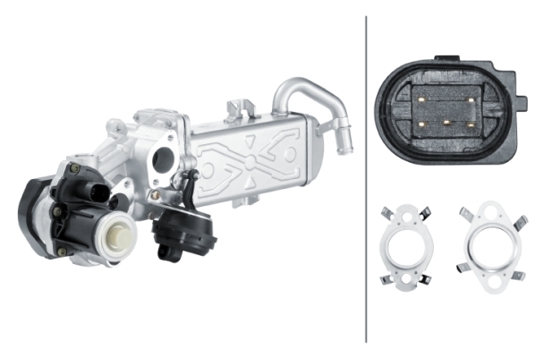 Modul EGR VW PASSAT B7 (362) 2.0 TDI  diesel 140 cai HELLA 6NU358167-001