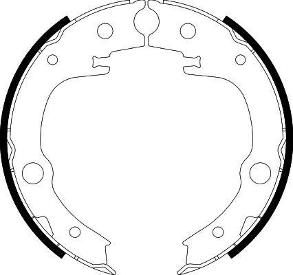 Set saboti frana frana de mana HELLA 8DA355050-651