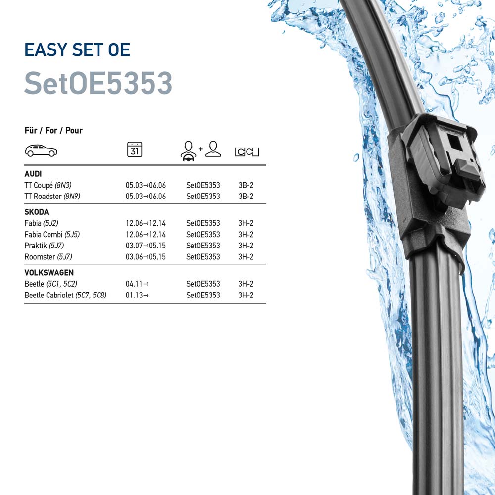 Lamela stergator HELLA 9XW358164-021