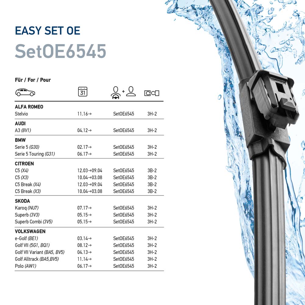 Lamela stergator HELLA 9XW358164-121