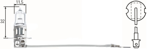 Bec far principal HELLA 8GH002090-153