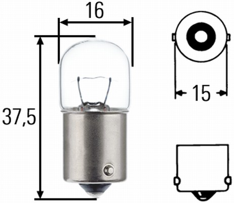 Bec semnalizator HELLA 8GA002071-353