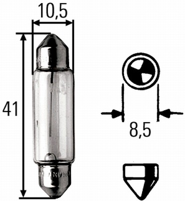Bec semnalizator HELLA 8GM002091-131
