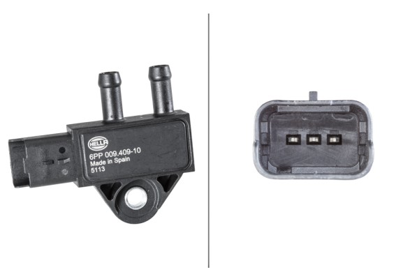 Senzor presiune gaze evacuare HELLA 6PP009409-101