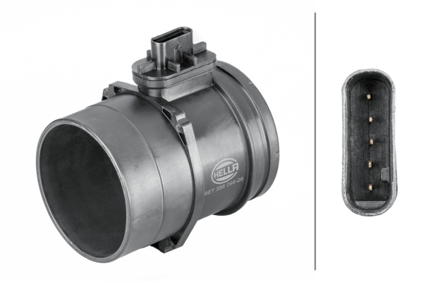 Senzor debit aer BMW Seria 3 (E90) 318 d  diesel 143 cai HELLA 8ET358095-261