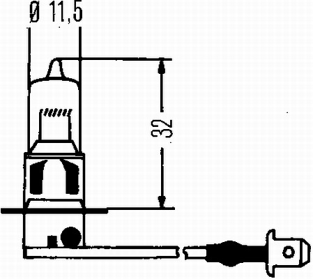 Bec far principal HELLA 8GH002090-153