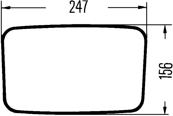 Oglinda exterioara HELLA 8SB004288-001