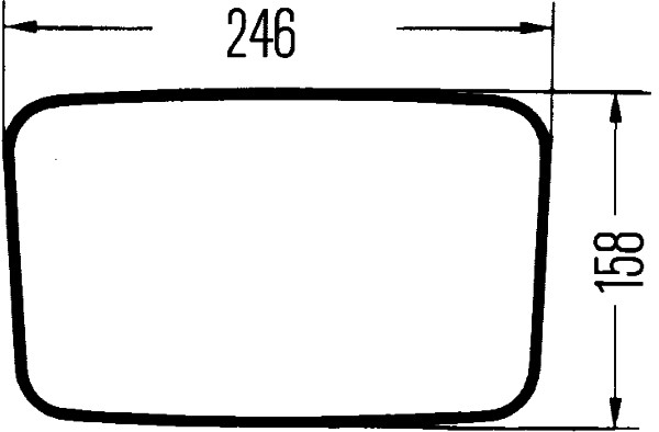 Oglinda exterioara HELLA 8SB002995-011