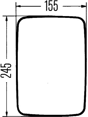 Oglinda exterioara HELLA 8SB501137-031