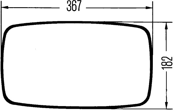 Oglinda exterioara HELLA 8SB003978-041