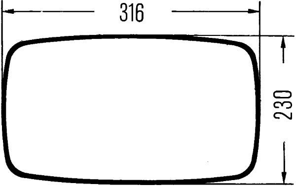 Oglinda exterioara HELLA 8SB501263-003