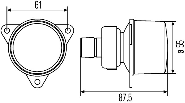 Lumini pozitie HELLA 2PF008221-177
