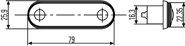 Lumini pozitie HELLA 2PF959590-217