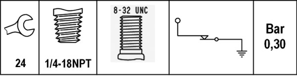 Senzor presiune ulei HELLA 6ZL003259-421