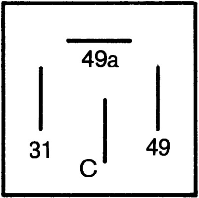 Modul semnalizare HELLA 4DB001887-041