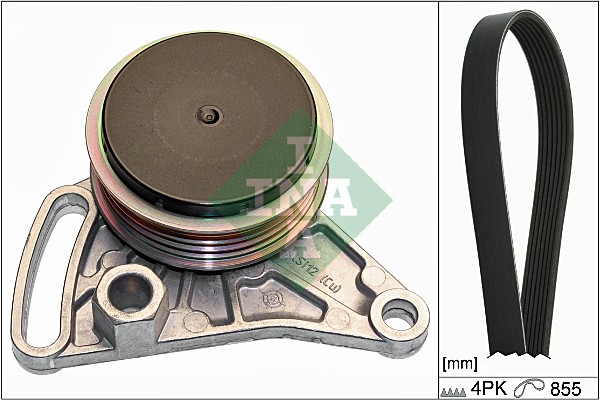 Set curea transmisie cu caneluri INA 529 0099 10