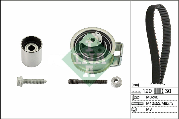 Kit distributie INA 530 0176 10