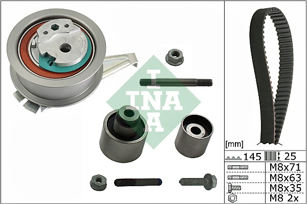 Kit distributie SKODA OCTAVIA III (5E3, NL3, NR3) 1.6 TDI  diesel 110 cai INA 530069910