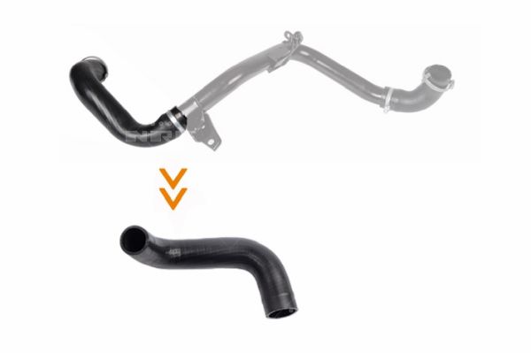 Furtun aer supraalimentare FORD FOCUS II (DA_, HCP, DP) 1.6 TDCi  diesel 109 cai NRF 166204