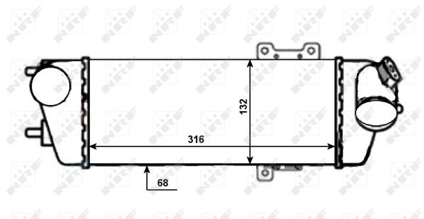Intercooler compresor NRF 30525