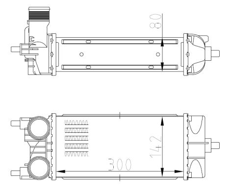 Intercooler compresor NRF 309071