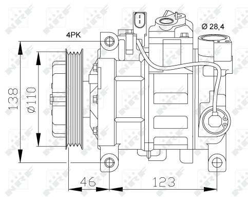 Compresor climatizare NRF 32105