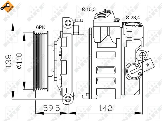 Compresor climatizare NRF 32146