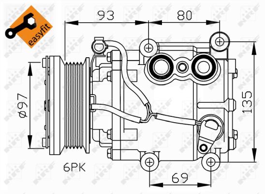 Compresor climatizare NRF 32247