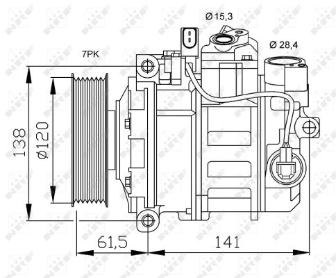 Compresor climatizare NRF 32777