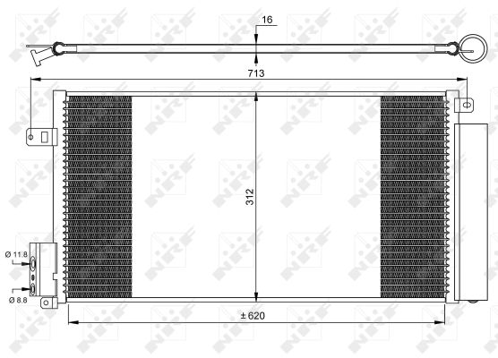 Condensator climatizare NRF 35750