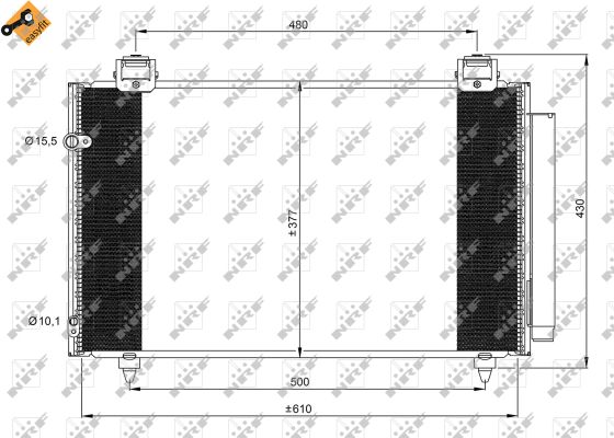 Condensator climatizare NRF 35861