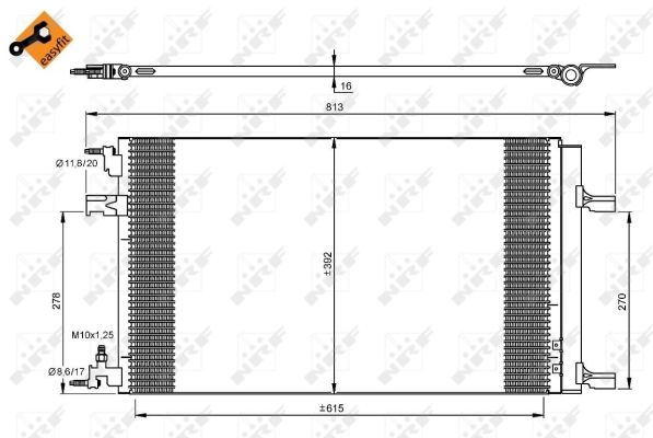 Condensator climatizare NRF 35919