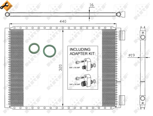 Condensator climatizare NRF 35952