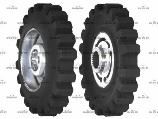 Disc ambeiaj magnetic compresor clima VW GOLF V (1K1) 1.4 16V  benzina 75 cai NRF 380815