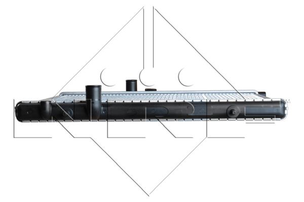 Radiator racire motor NRF 509525