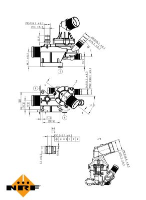 Termostat lichid racire NRF 725019