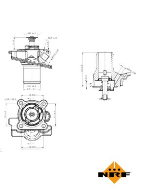 Termostat lichid racire NRF 725079
