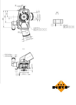 Termostat lichid racire NRF 725112
