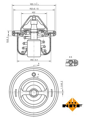 Termostat lichid racire NRF 725127
