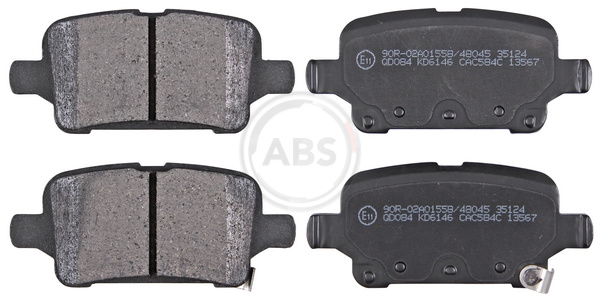 Placute frana ABS 35124