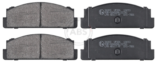 Placute frana ABS 36003