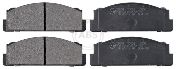 Placute frana ABS 36004
