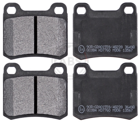 Placute frana ABS 36498