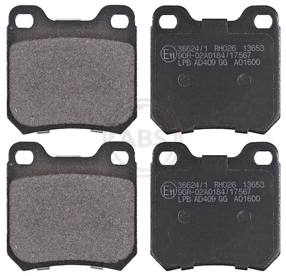 Placute frana ABS 36624/1