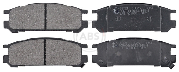 Placute frana ABS 36721