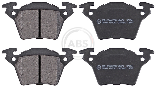Placute frana ABS 37104