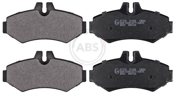 Placute frana ABS 37124