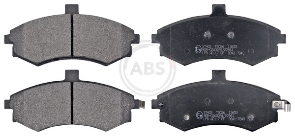 Placute frana ABS 37403