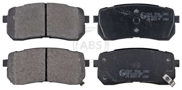 Placute frana ABS 37619